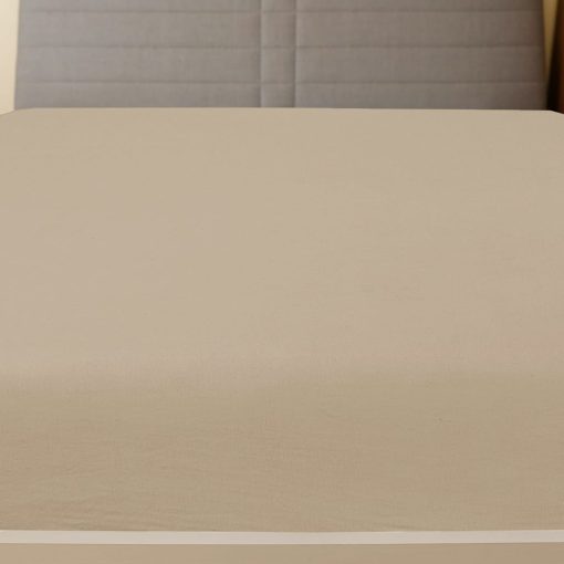 Lenzuolo Con Angoli Jersey Tortora 100x200 Cm Cotone - Image 2