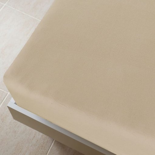 Lenzuolo Con Angoli Jersey Tortora 100x200 Cm Cotone - Image 3