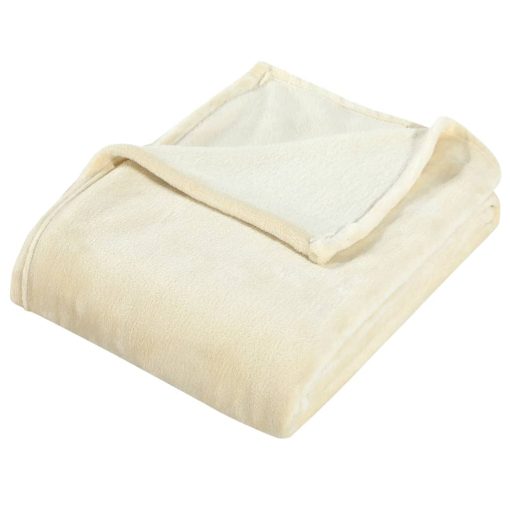 Coperta Crema 150x200 Cm In Poliestere - Image 3