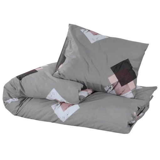 Set Copripiumino Grigio 225x220 Cm In Cotone - Image 3