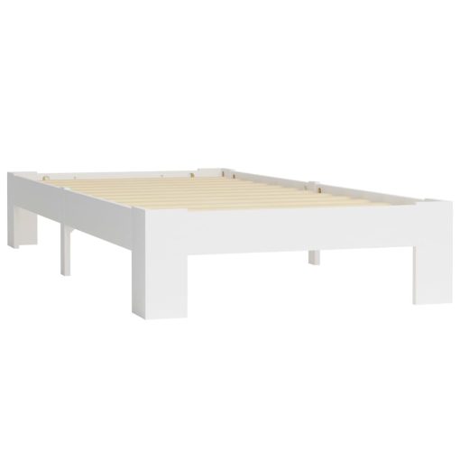 Dormeuse Estraibile Senza Materasso Bianca Legno Pino 90x200 cm - Image 2