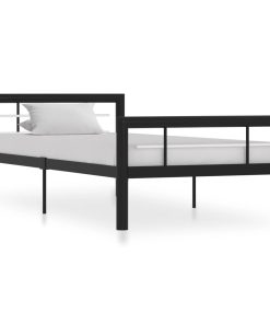 Giroletto Nero E Bianco In Metallo 90x200 cm