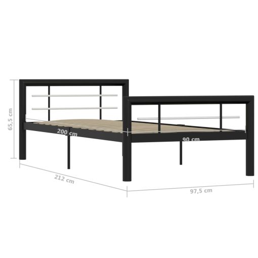 Giroletto Nero E Bianco In Metallo 100x200 cm - Image 6