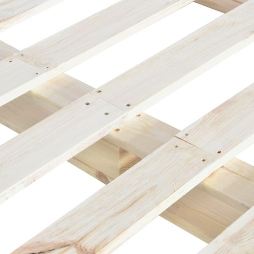 Giroletto In Pallet Di Legno Massello Di Pino 160x200 cm - Image 5