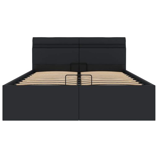 Giroletto Contenitore Idraulico Led Nero Similpelle 120x200 cm - Image 6