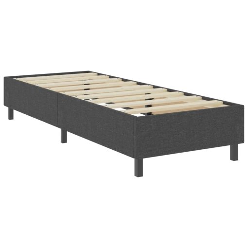 Letto A Molle Grigio In Tessuto 90x200 cm - Image 3