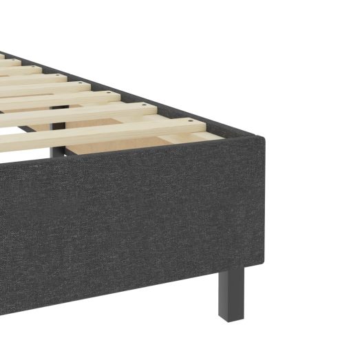 Letto A Molle Grigio In Tessuto 90x200 cm - Image 6