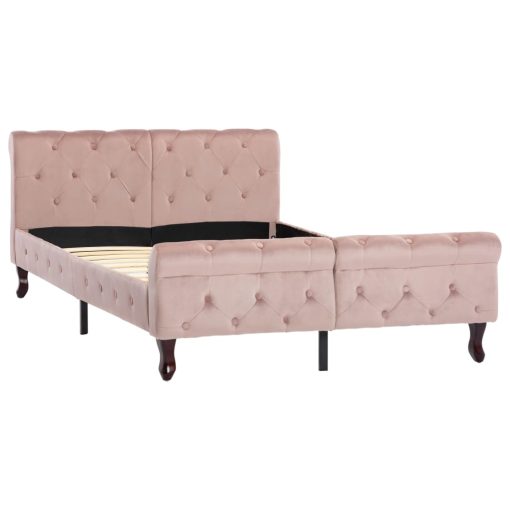 Giroletto Rosa In Velluto 120x200 cm - Image 2