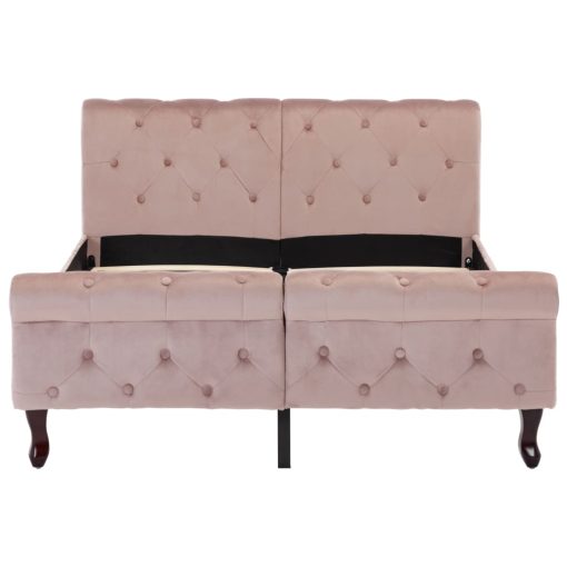 Giroletto Rosa In Velluto 120x200 cm - Image 3
