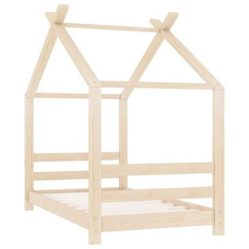 Giroletto Per Bambini In Legno Massello Di Pino 70x140 cm - Image 2