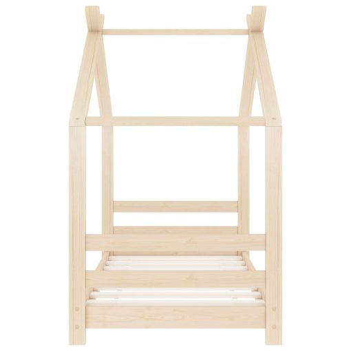 Giroletto Per Bambini In Legno Massello Di Pino 70x140 cm - Image 3