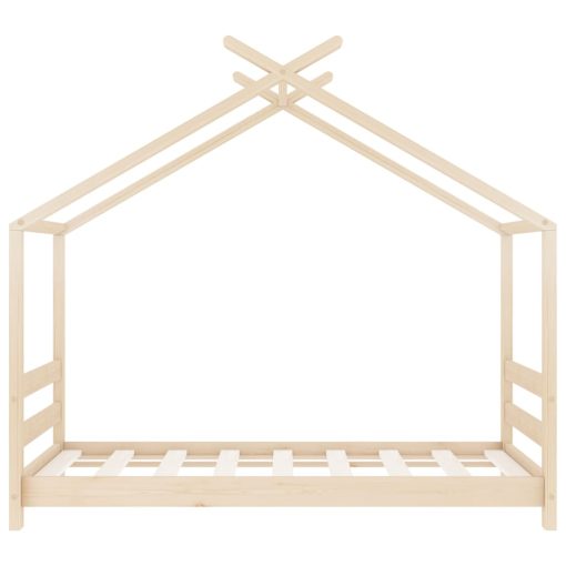 Giroletto Per Bambini In Legno Massello Di Pino 70x140 cm - Image 4