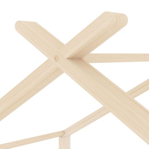 Giroletto Per Bambini In Legno Massello Di Pino 70x140 cm - Image 5
