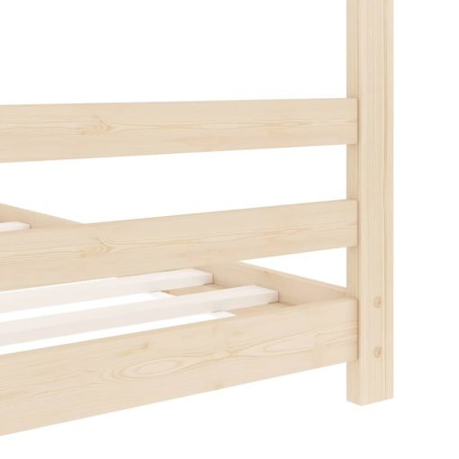 Giroletto Per Bambini In Legno Massello Di Pino 70x140 cm - Image 6