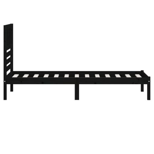 Giroletto Nero In Legno Massello Di Pino 100x200 cm - Image 5