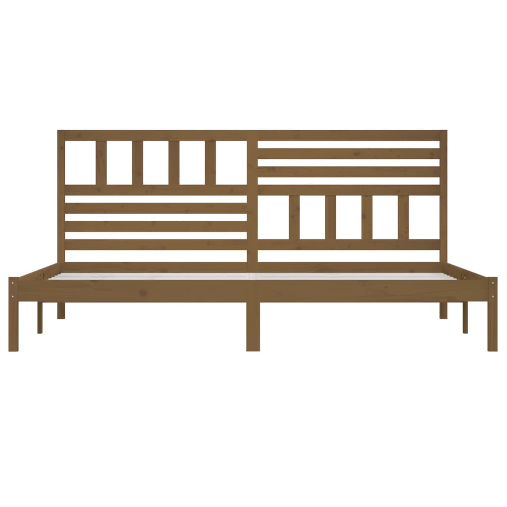 Giroletto Senza Materasso Ambra In Legno Di Pino 200x200 cm - Image 4