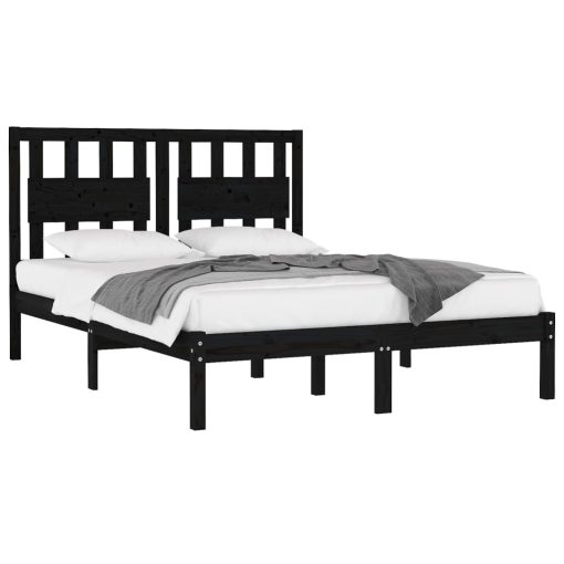 Giroletto Nero In Legno Massello Di Pino 200x200 cm - Image 3