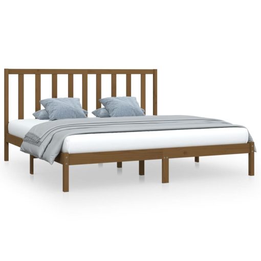 Giroletto Senza Materasso Ambra In Legno Di Pino 200x200 cm - Image 2