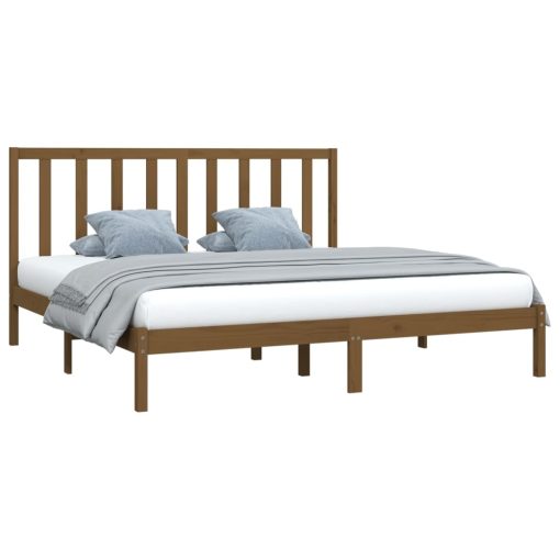 Giroletto Senza Materasso Ambra In Legno Di Pino 200x200 cm - Image 3
