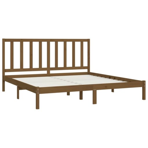 Giroletto Senza Materasso Ambra In Legno Di Pino 200x200 cm - Image 4