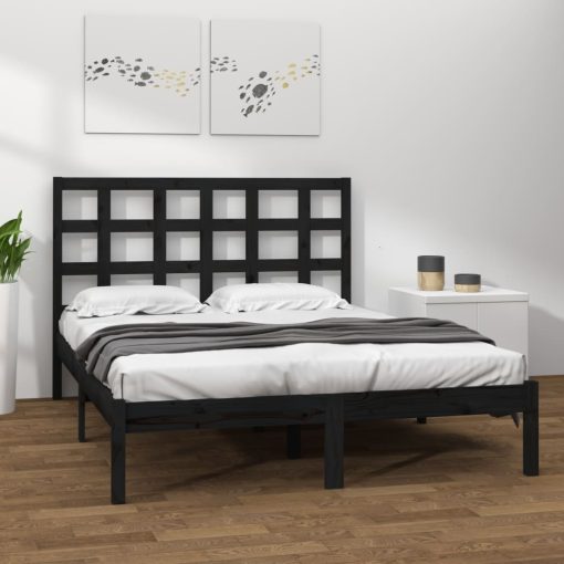 Giroletto Nero In Legno Massello 200x200 cm