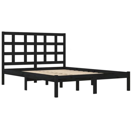 Giroletto Nero In Legno Massello 200x200 cm - Image 4