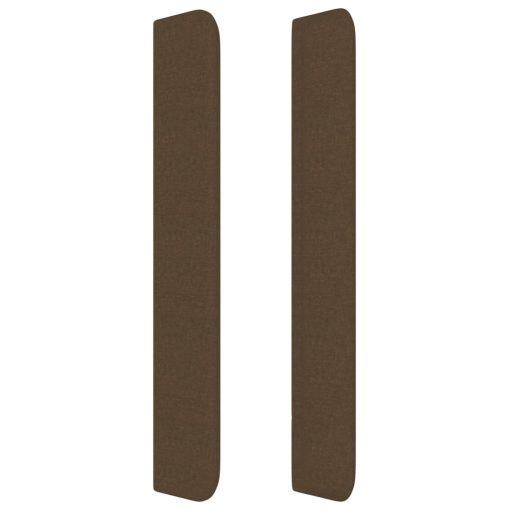 Testiera Ad Orecchio Marrone Scuro 103x16x118/128 Cm In Tessuto - Image 4