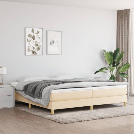 Giroletto Senza Materasso Crema 200x200 Cm In Tessuto