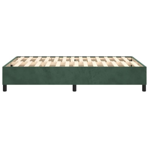 Giroletto Senza Materasso Verde Scuro 120x200 Cm In Velluto - Image 6