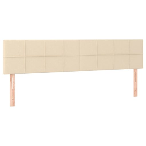 Testiera A Led Crema 180x5x78/88 Cm In Tessuto - Image 4