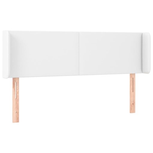 Testiera A Led Bianca 147x16x78/88 Cm In Similpelle - Image 3