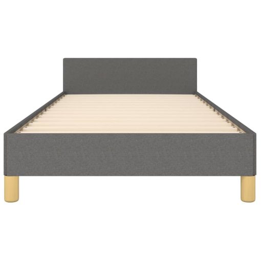 Giroletto Senza Materasso Grigio Scuro 80x200 Cm Tessuto - Image 6