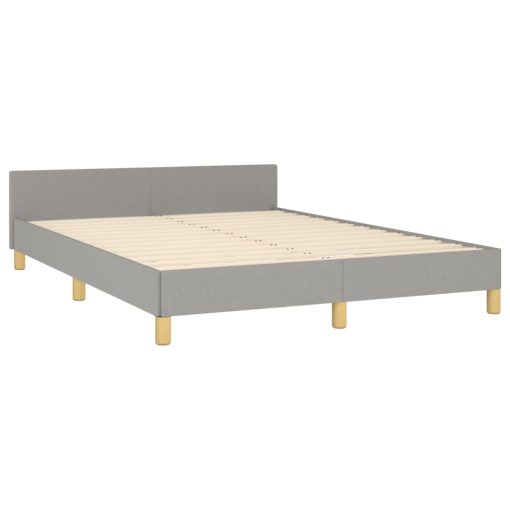 Giroletto Senza Materasso Grigio Chiaro 140x190 Cm Tessuto - Image 5
