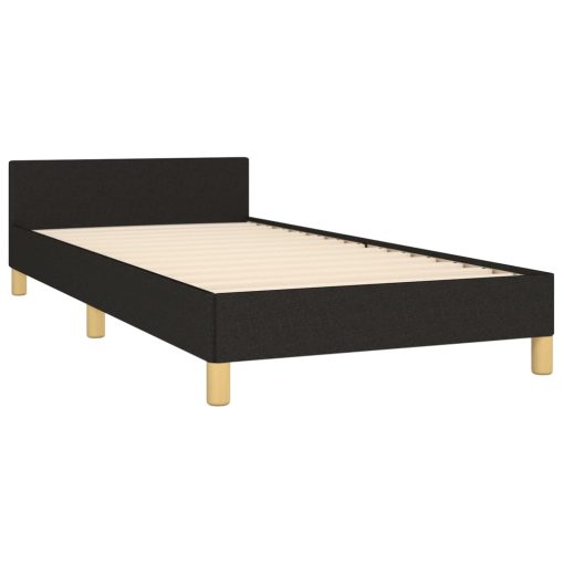 Giroletto Senza Materasso Nero 80x200 Cm Tessuto - Image 5