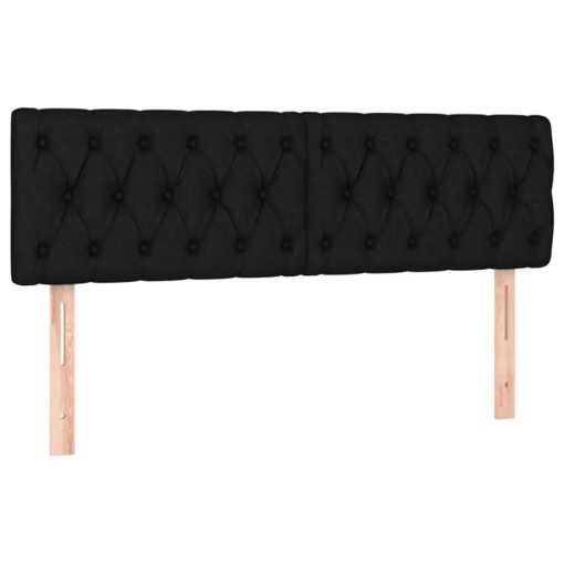 Giroletto A Molle Con Materasso Nero 140x200 Cm In Tessuto - Image 6