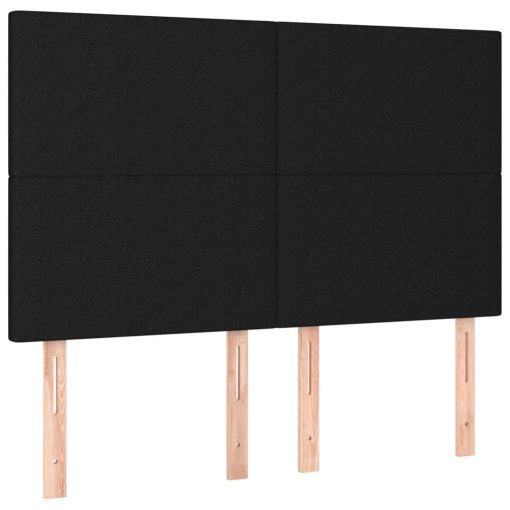 Giroletto A Molle Con Materasso Nero 180x200 Cm In Tessuto - Image 6