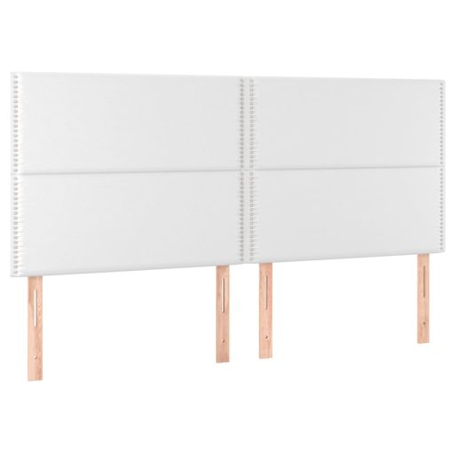 Giroletto A Molle Con Materasso Bianco 180x200 Cm In Similpelle - Image 6