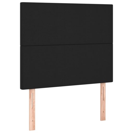 Giroletto A Molle Con Materasso Nero 120x200 Cm In Similpelle - Image 5