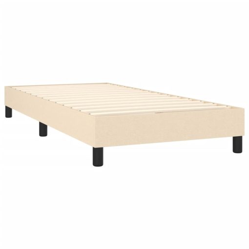 Giroletto A Molle Con Materasso Crema 90x200 Cm Intessuto - Image 4