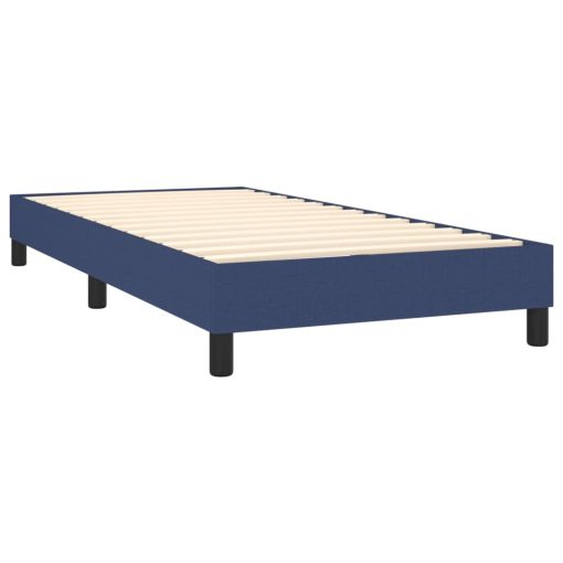 Giroletto A Molle Con Materasso Blu 90x200 Cm Intessuto - Image 4