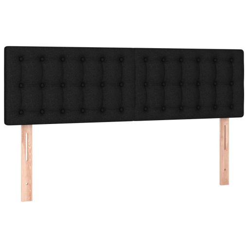 Giroletto A Molle Con Materasso Nero 140x190 Cm In Tessuto - Image 6