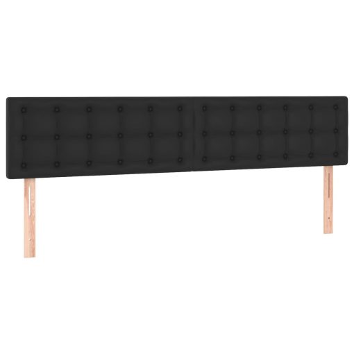 Giroletto A Molle Con Materasso Nero 160x200 Cm In Similpelle - Image 6
