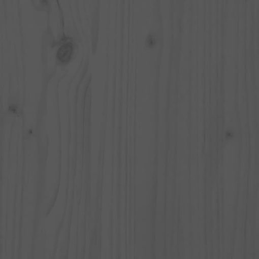 Giroletto Con Testiera Grigio Legno Massello Di Pino 200x200 cm - Image 5