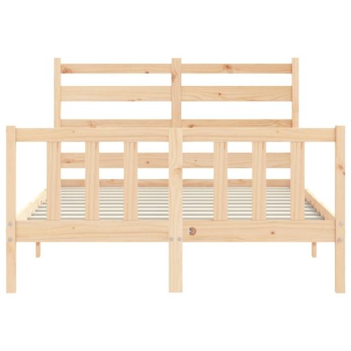 Letto Senza Materasso 140x190 Cm In Legno Massello Di Pino - Image 6