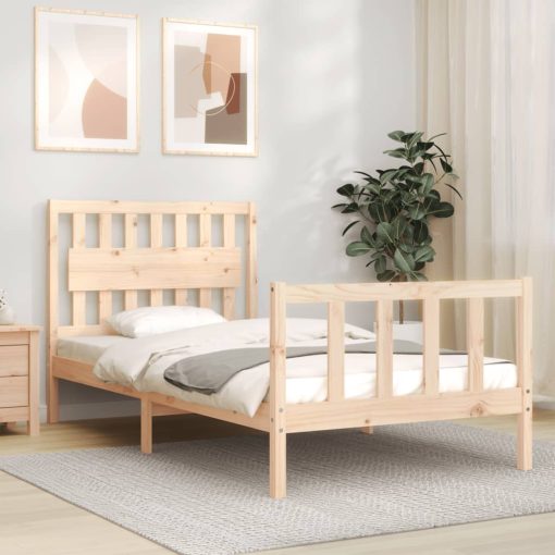 Giroletto Senza Materasso 100x200 Cm In Legno Massello Di Pino