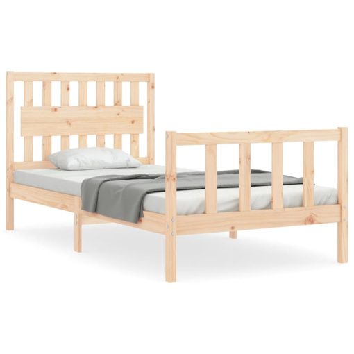 Giroletto Senza Materasso 100x200 Cm In Legno Massello Di Pino - Image 2