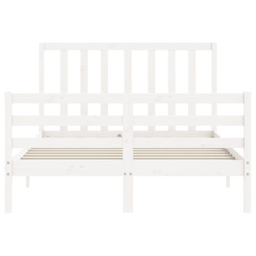 Giroletto Senza Materasso Bianco 120x200 Cm Legno Massello Pino - Image 6
