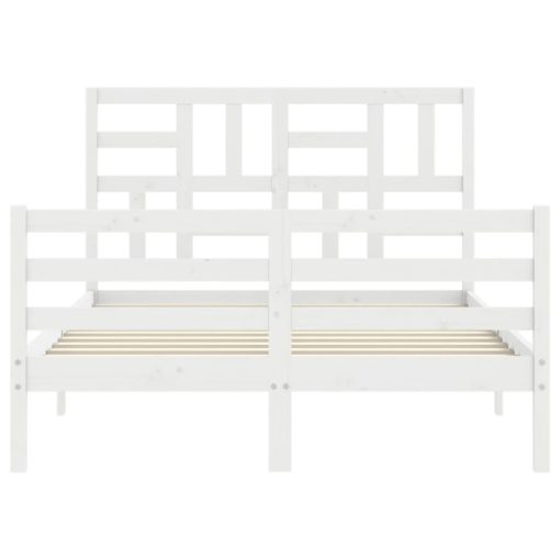 Giroletto Con Testiera Bianco 120x200 Cm In Legno Massello - Image 6
