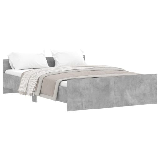 Giroletto Con Testiera E Pediera Grigio Cemento 140x190 cm - Image 2