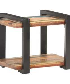 Comodino 50x40x40 Cm In Legno Massello Di Recupero